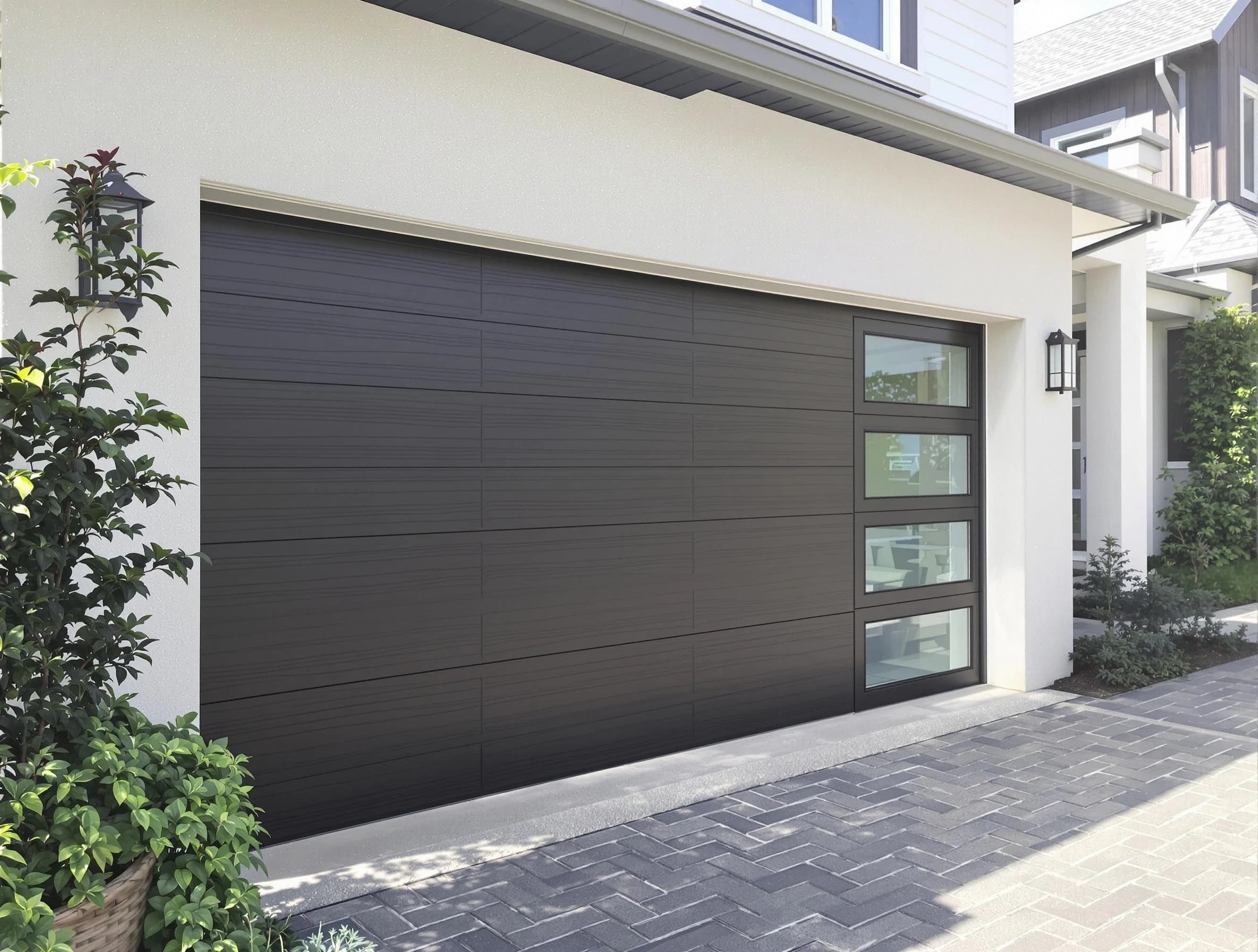 Custom garage door installation by Roseville Garage Door Repair in Roseville