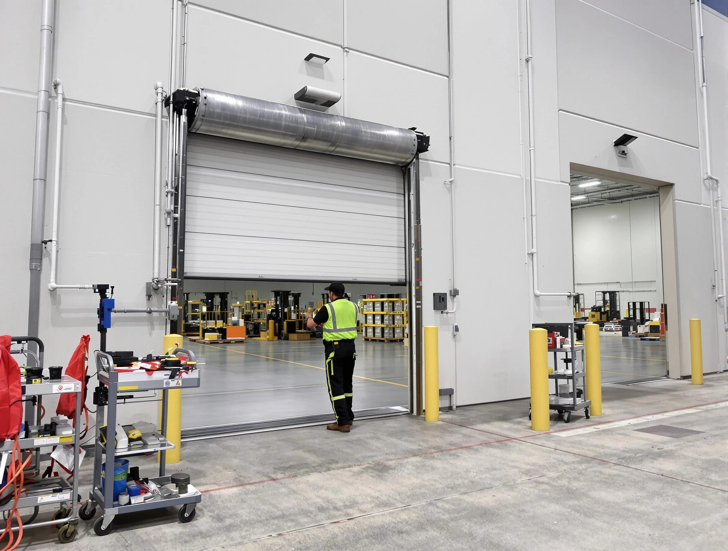 Commercial Garage Door Repair in Roseville