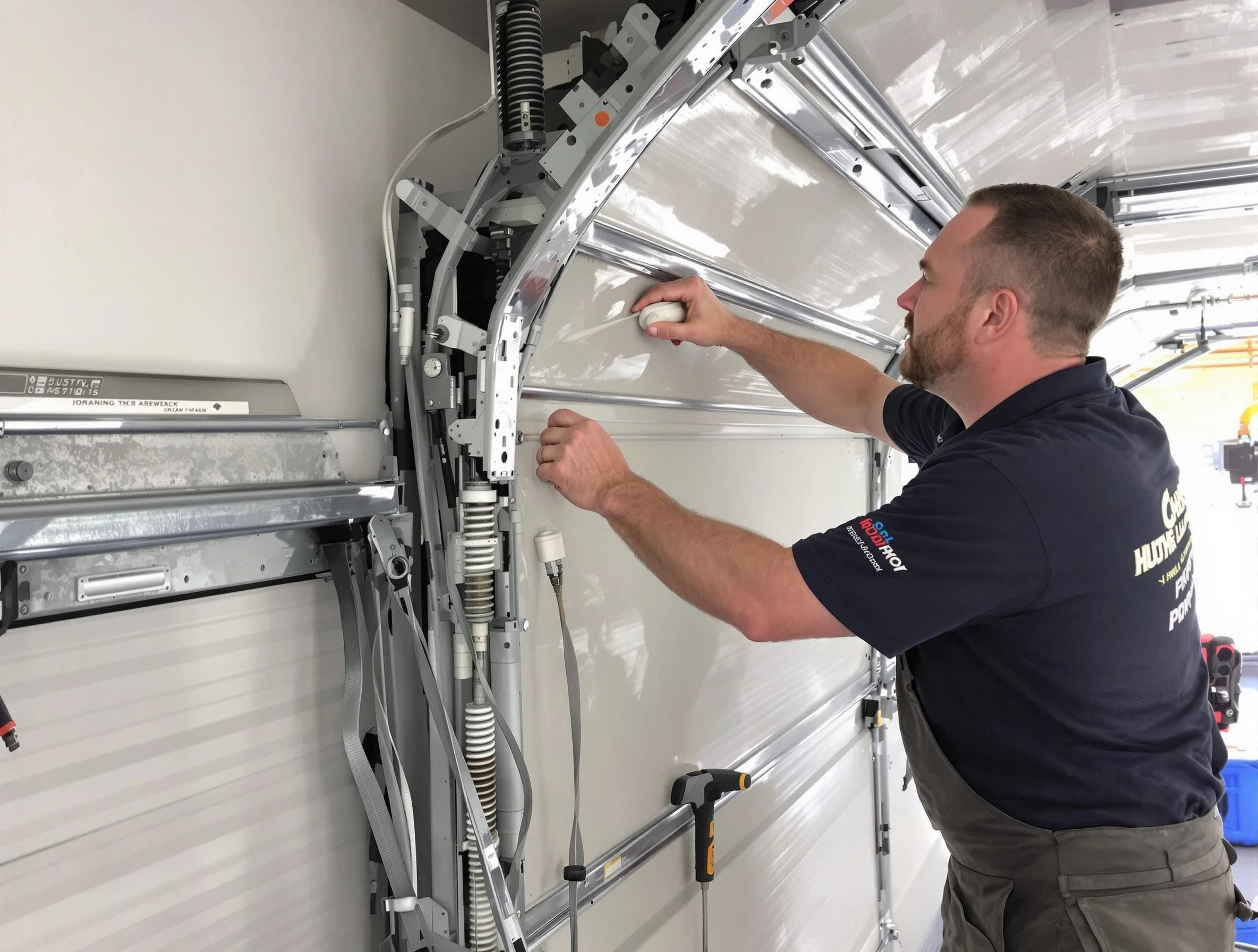 Noisy Garage Door Fix in Roseville