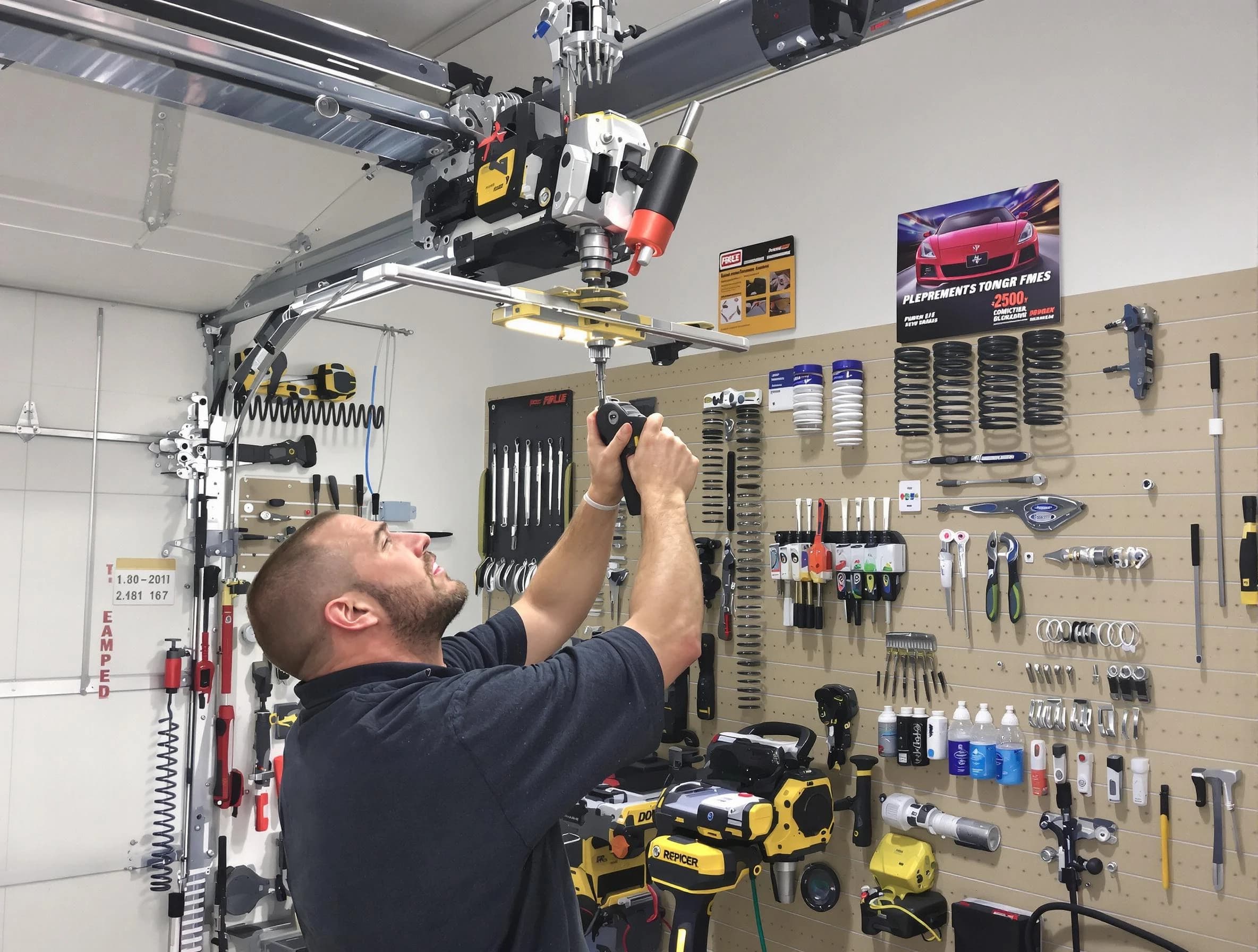 Garage Door Spring Repair in Roseville