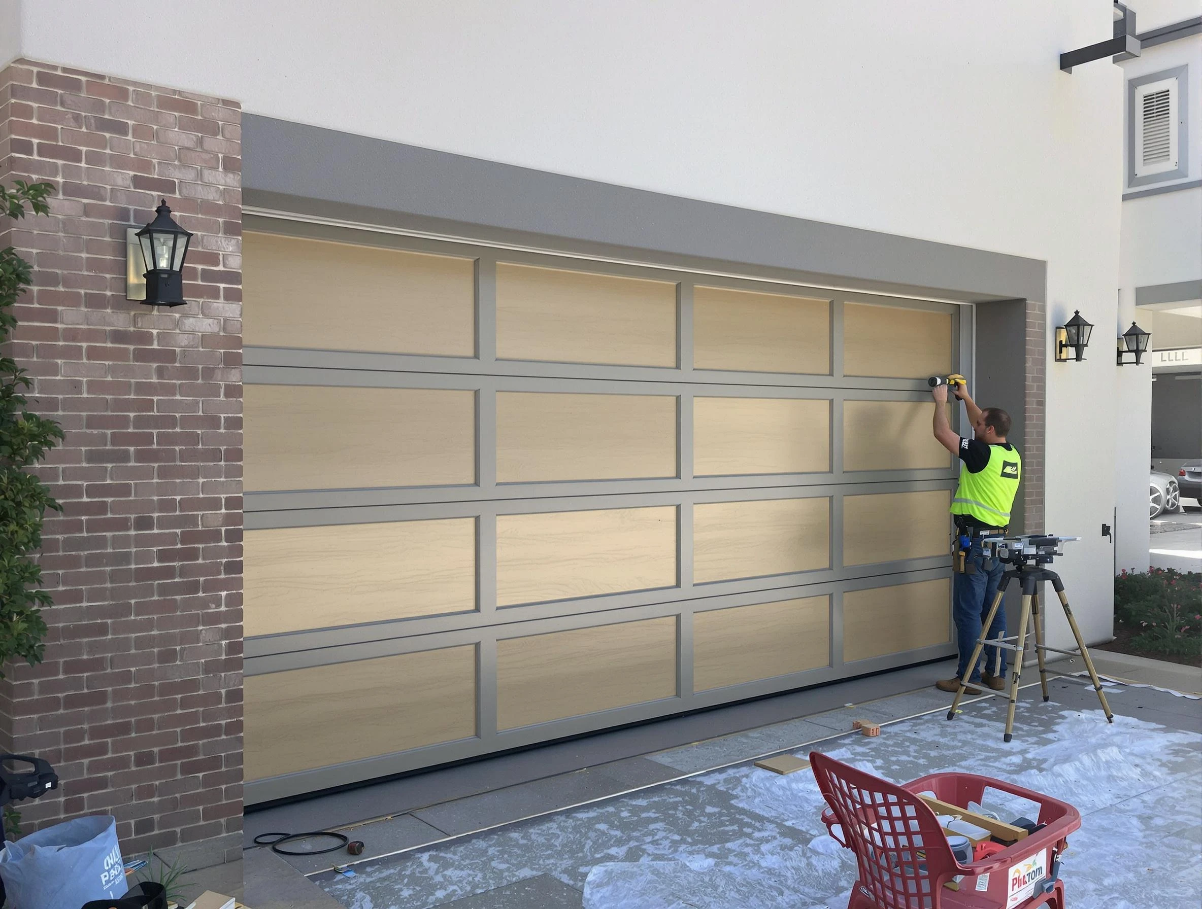 Garage door replacement service by Roseville Garage Door Repair in Roseville