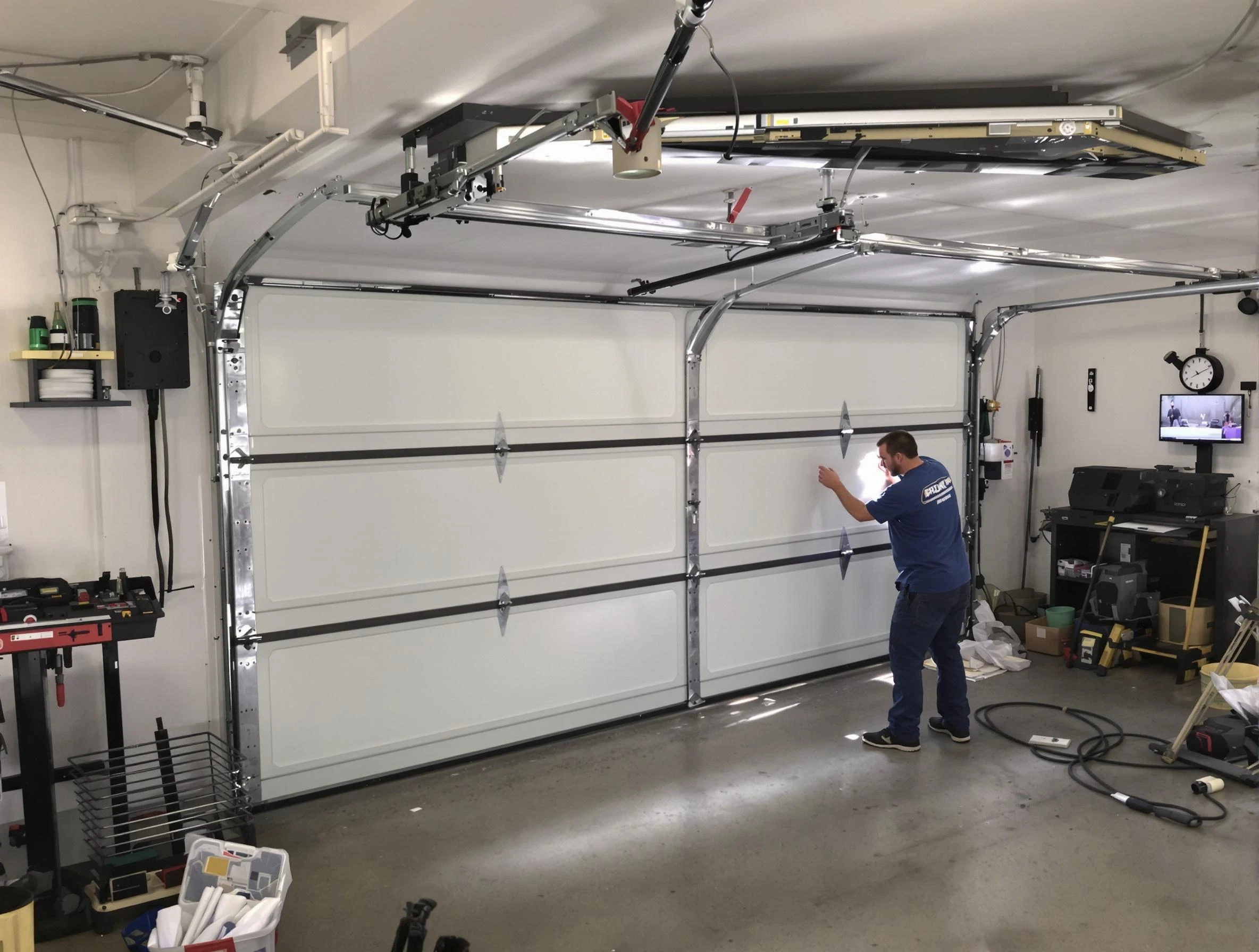 Professional garage door repair service by Roseville Garage Door Repair in Roseville
