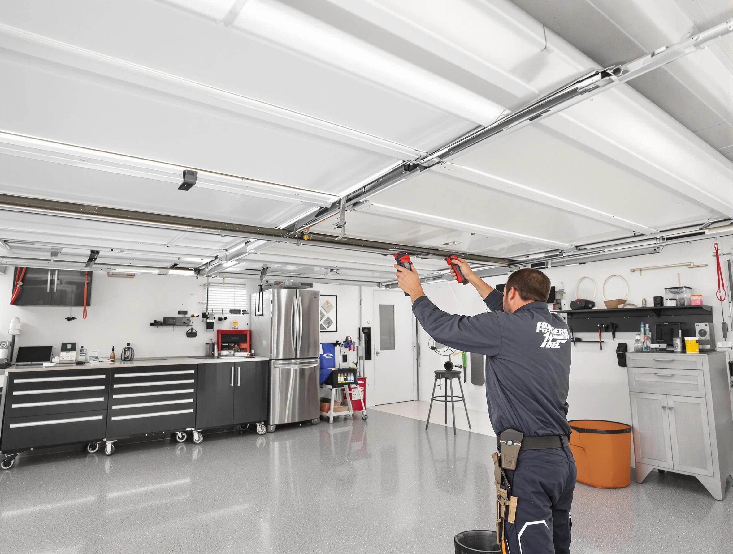 Overhead garage door repair service by Roseville Garage Door Repair in Roseville