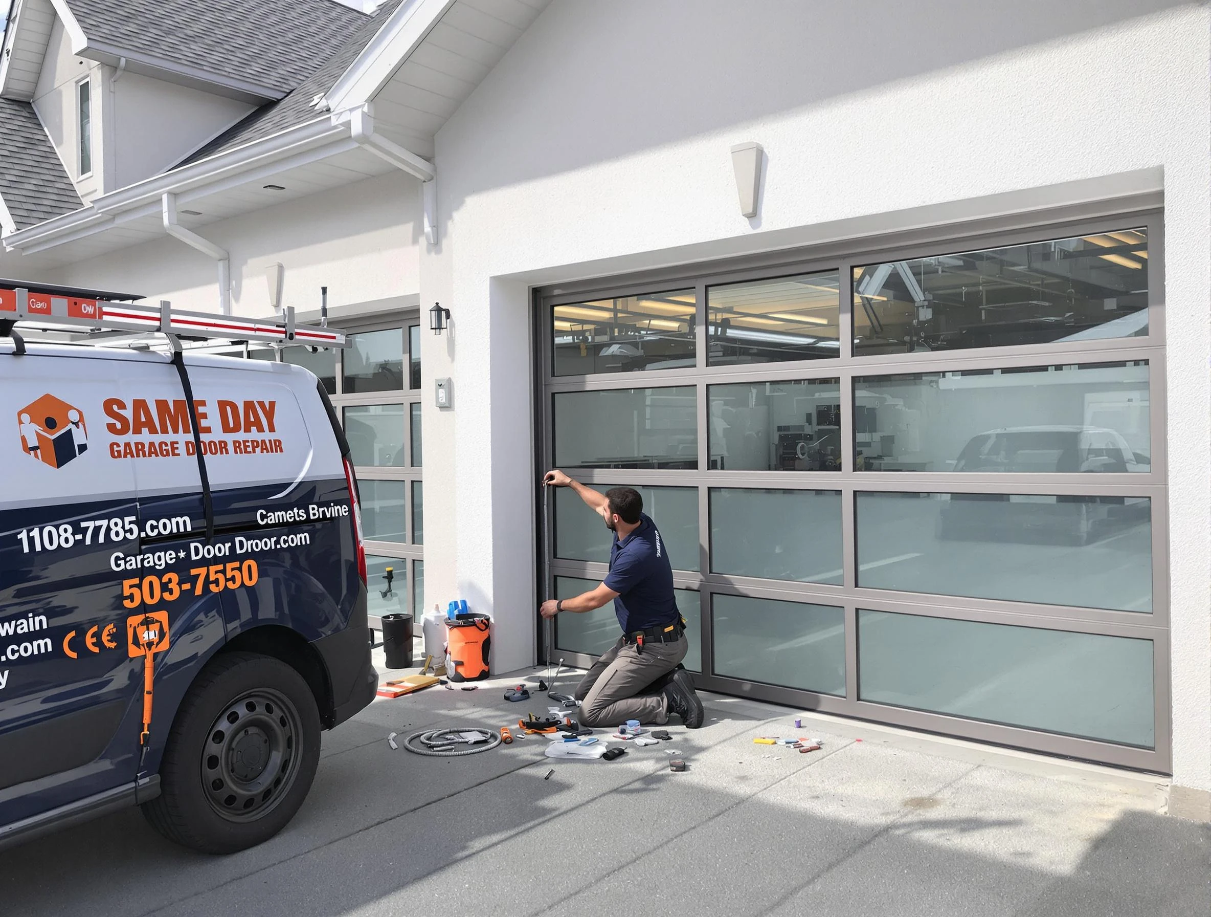 Same-day garage door repair service by Roseville Garage Door Repair in Roseville